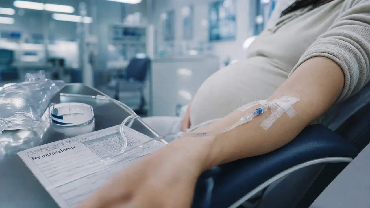 Perfusion de fer grossesse avis au 3e trimestre, fer intraveineux en milieu médical