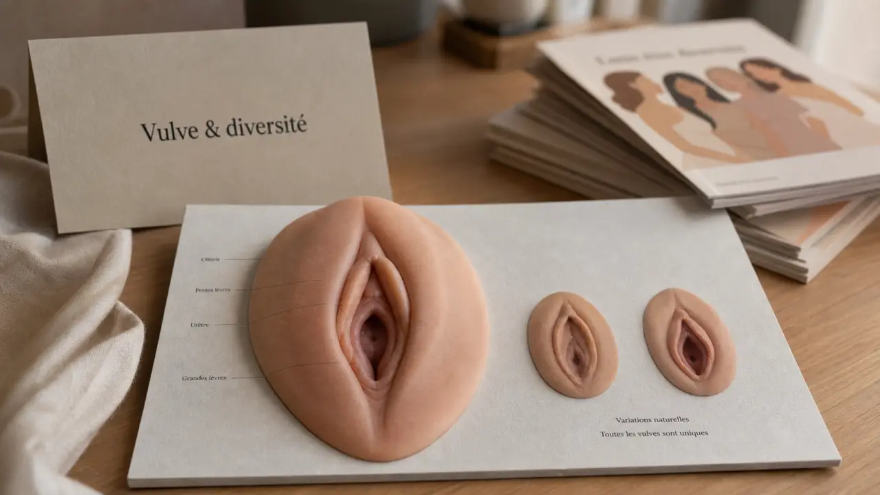 differente vulve, diversité anatomique
