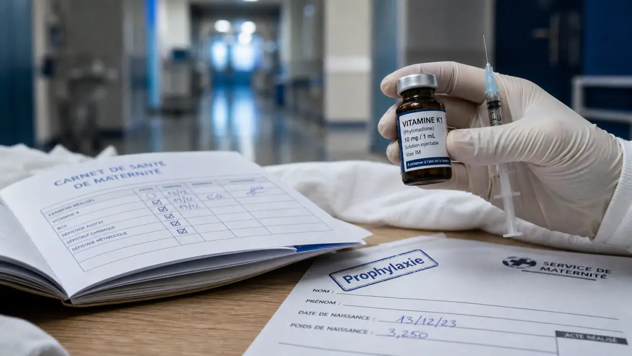 vitamine k bebe, injection en maternité, prévention saignements