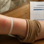 Allergie bas de contention : rougeur et frottements sous le bas