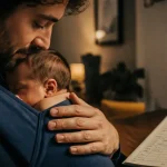 Bébé pleure beaucoup après vaccin 2 mois, peau à peau rassurant