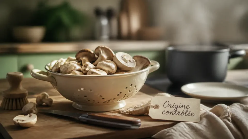 Champignon femme enceinte : champignons de culture, prêts à cuisiner