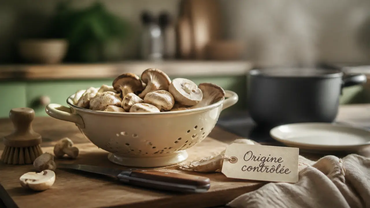 Champignon femme enceinte : champignons de culture, prêts à cuisiner