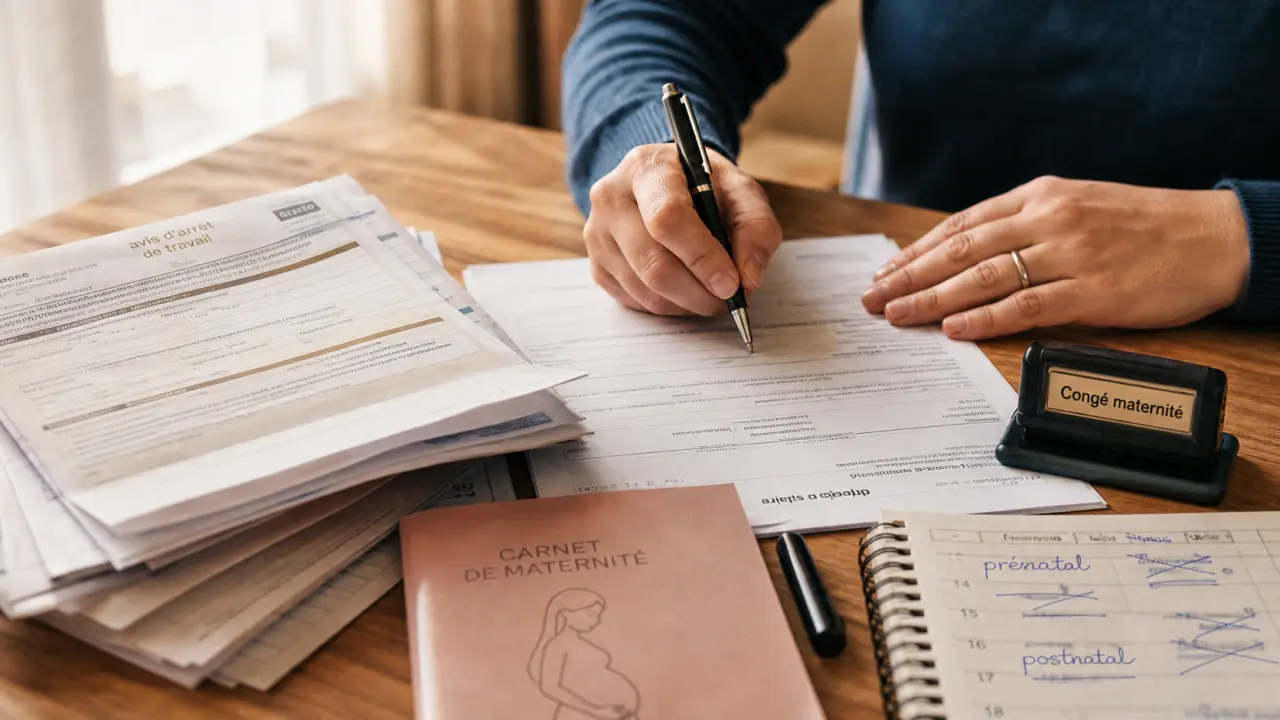 Congé maternité auto entrepreneur : documents CPAM et démarches