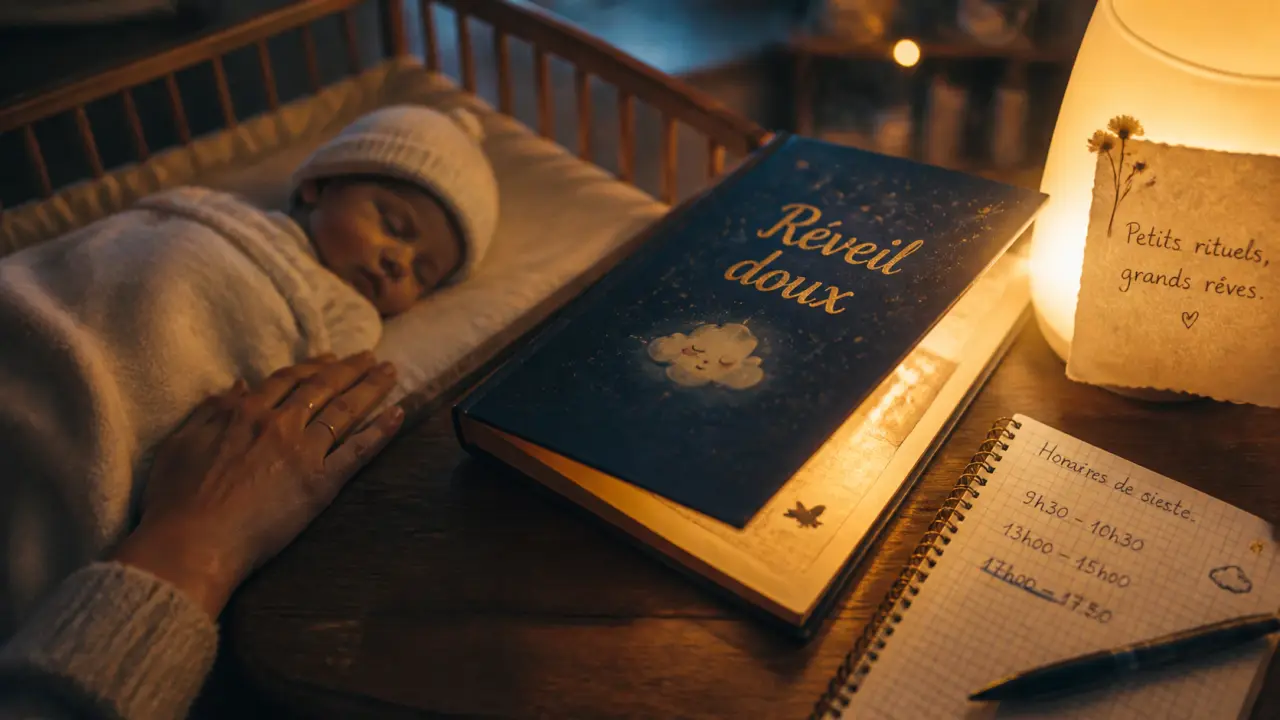 Faut il reveiller bebe sieste trop longue : main parentale et bébé endormi