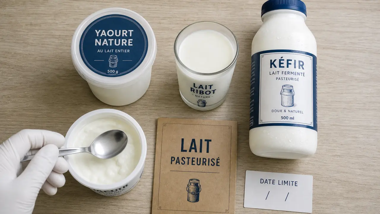 Lait fermenté enceinte : tri pasteurisé, maison, kéfir