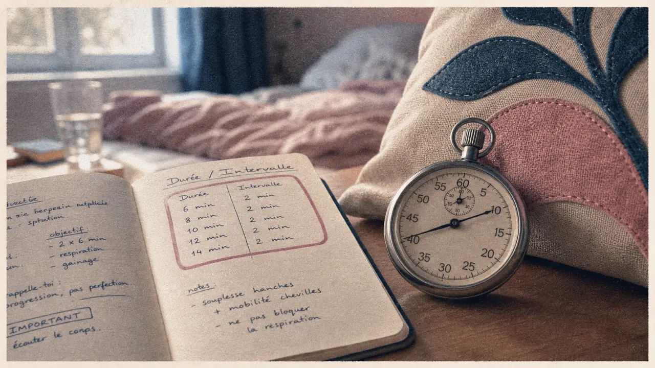 Reconnaître les contractions de début de travail : chronomètre et tableau durée/intervalle