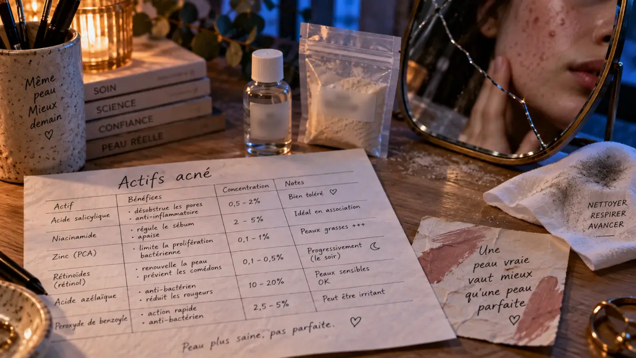 Complément alimentaire acné : choisir selon profil cutané et hormonal