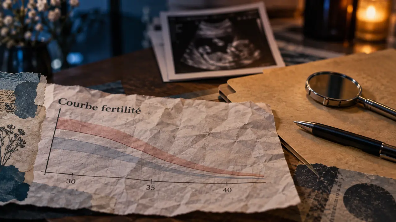 Courbe fertilité femme âge : graphique de fertilité après 35 ans
