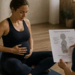 Gainage post partum : maman assise, respiration et périnée
