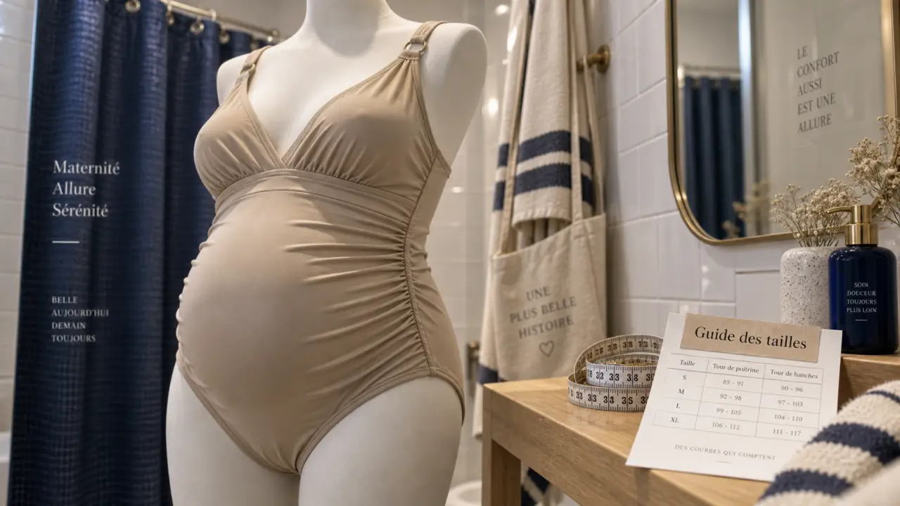 Maillot de bain grossesse : maintien sans comprimer le ventre