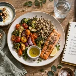Perdre 8 kilos à la ménopause menu : repas 7 jours pour préserver les muscles