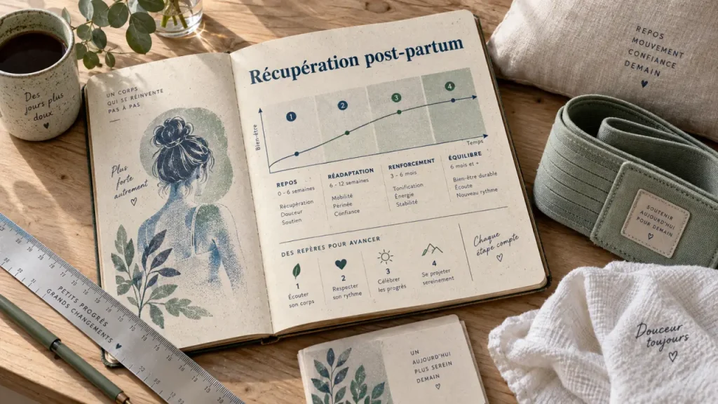 Ventre post partum : étapes de récupération post-partum, schéma et carnet