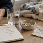 Vitamines post partum : verre d’eau et compléments, dosage et analyses